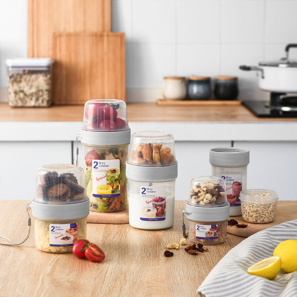 Caja portátil de doble capa pa - Baby Food Jars With Lids reseña y precio