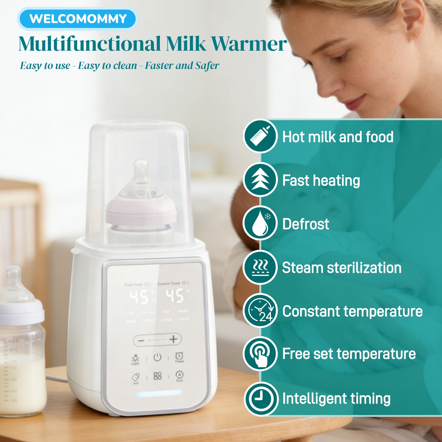 Calentador de leche materna pa - Baby Food Warmer reseña y precio