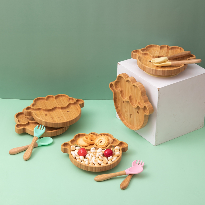 Vajilla de 4 piezas para niños - Baby Food Menu reseña y precio