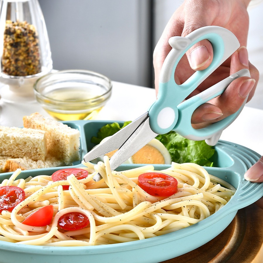 Tijeras auxiliares para alimen - Baby Food Scissors reseña y precio