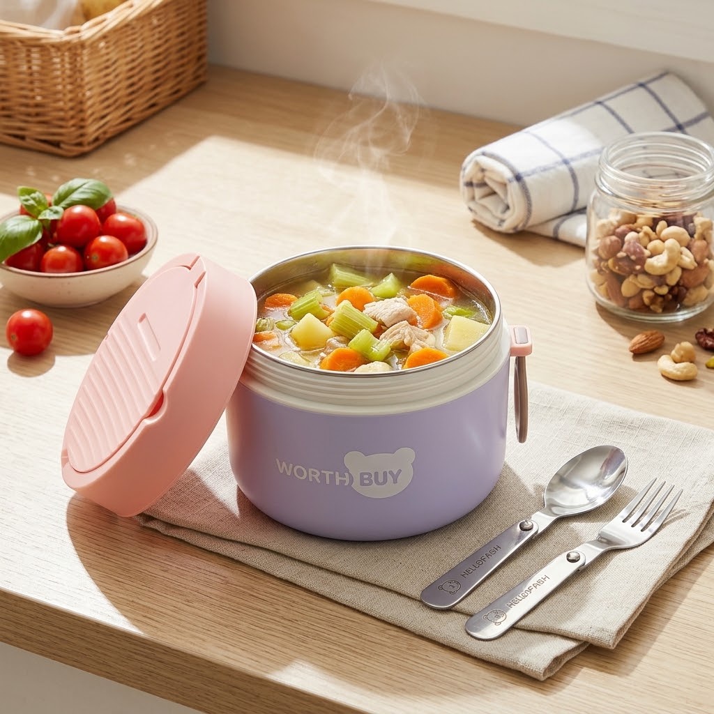 Lonchera Térmica de Acero Inox - Baby Food Warmer reseña y precio